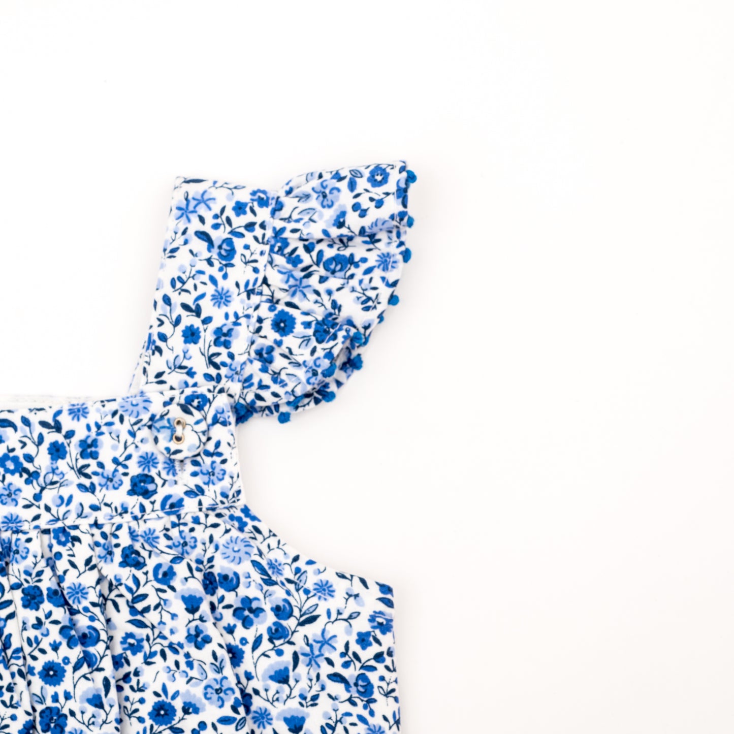 Floral Flutter sleeve Onesie
