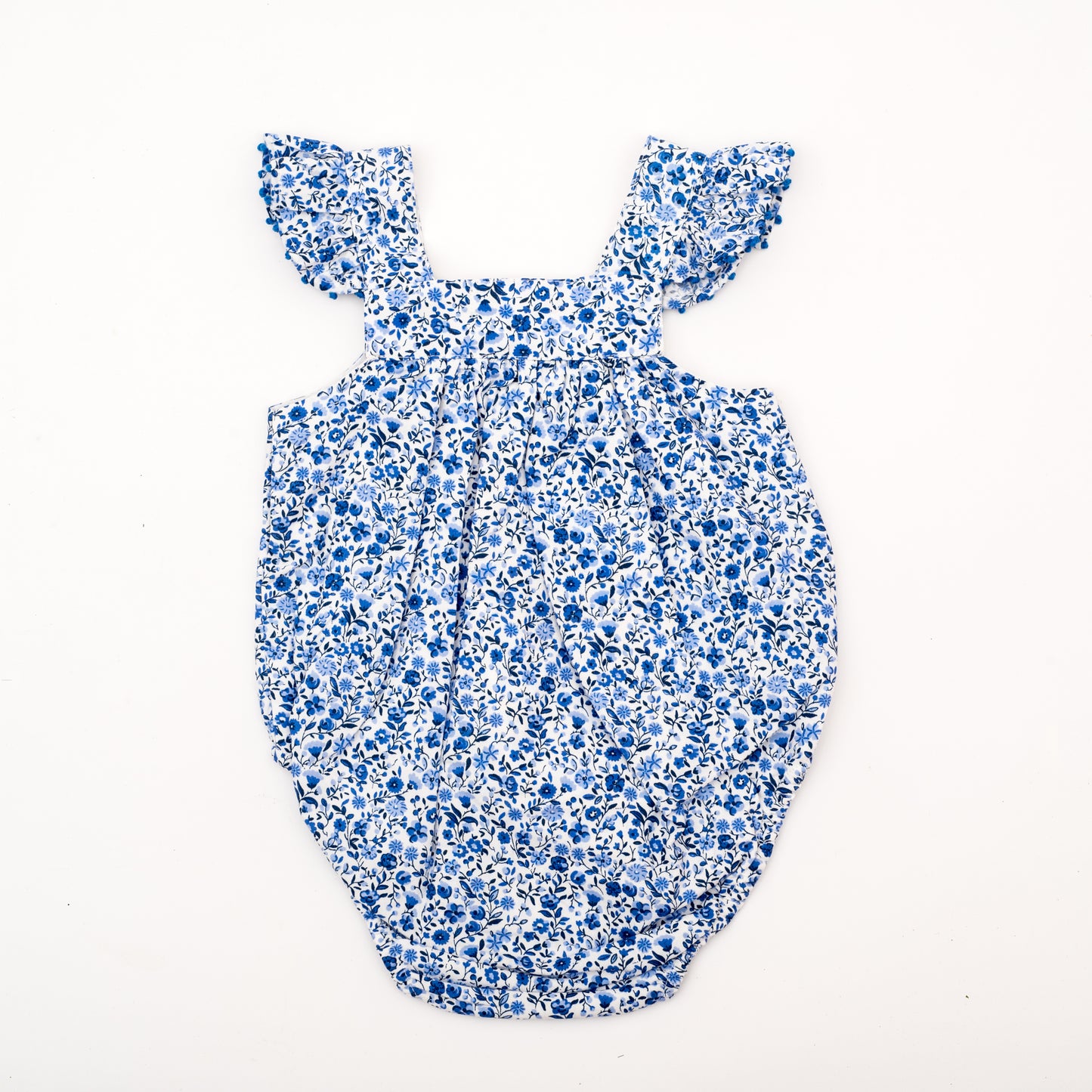 Floral Flutter sleeve Onesie