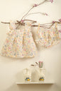 Infant girl's Jhabla and bloomer set