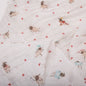 Organic cotton Swaddle with sheep in love print