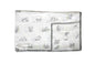 Lightweight organic cotton dohar for summer, ideal as a baby blanket or soft receiving wrap- gentle on newborn skin, with playful panda print.