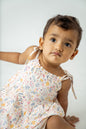 Tie-Up dress with bloomer set