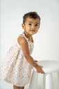 Tie-Up dress with bloomer set