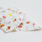 Organic cotton Swaddle blanket with farm animal babies print