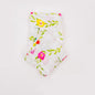 Organic cotton Muslin squares with creepers, birds and dragonflies digital print
