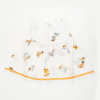 New born Muslin dress