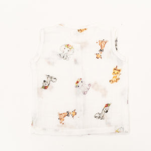 Babies of the Savanna muslin singlet