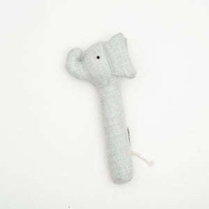 Baby elephant rattle toy