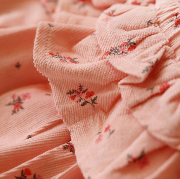 Blush ruffle butt romper