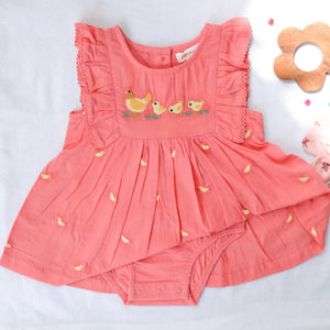 Coral Chic Dress