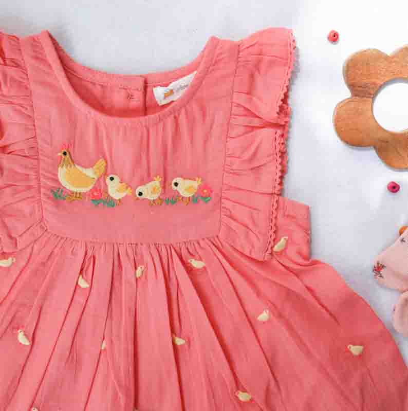 Coral Chic dress