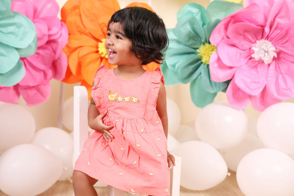 Coral Chic Dress