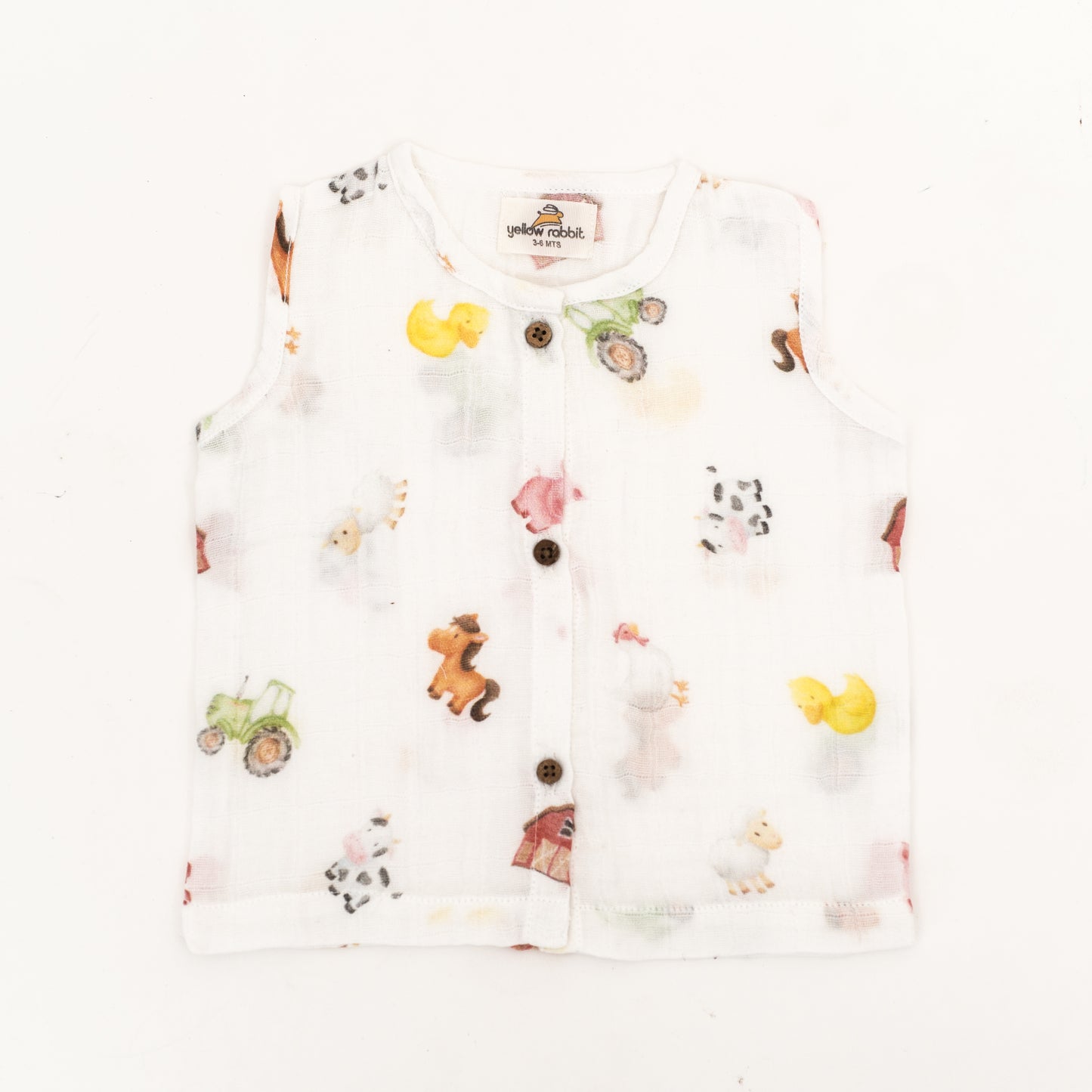 Muslin Button-down Singlet