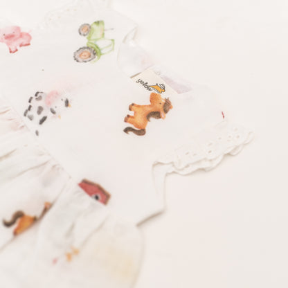 Farm babies new born dress