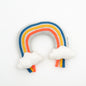 Sparkly rainbow rattle toy