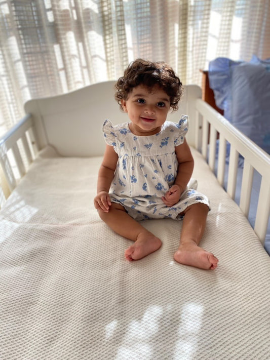 Girls short leg Rompers