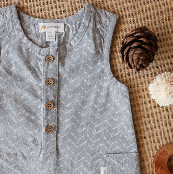 Boys Short Leg Romper
