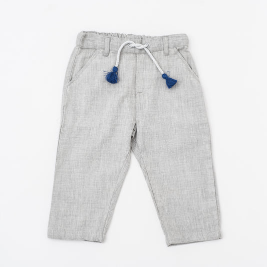 Grey melange chinos