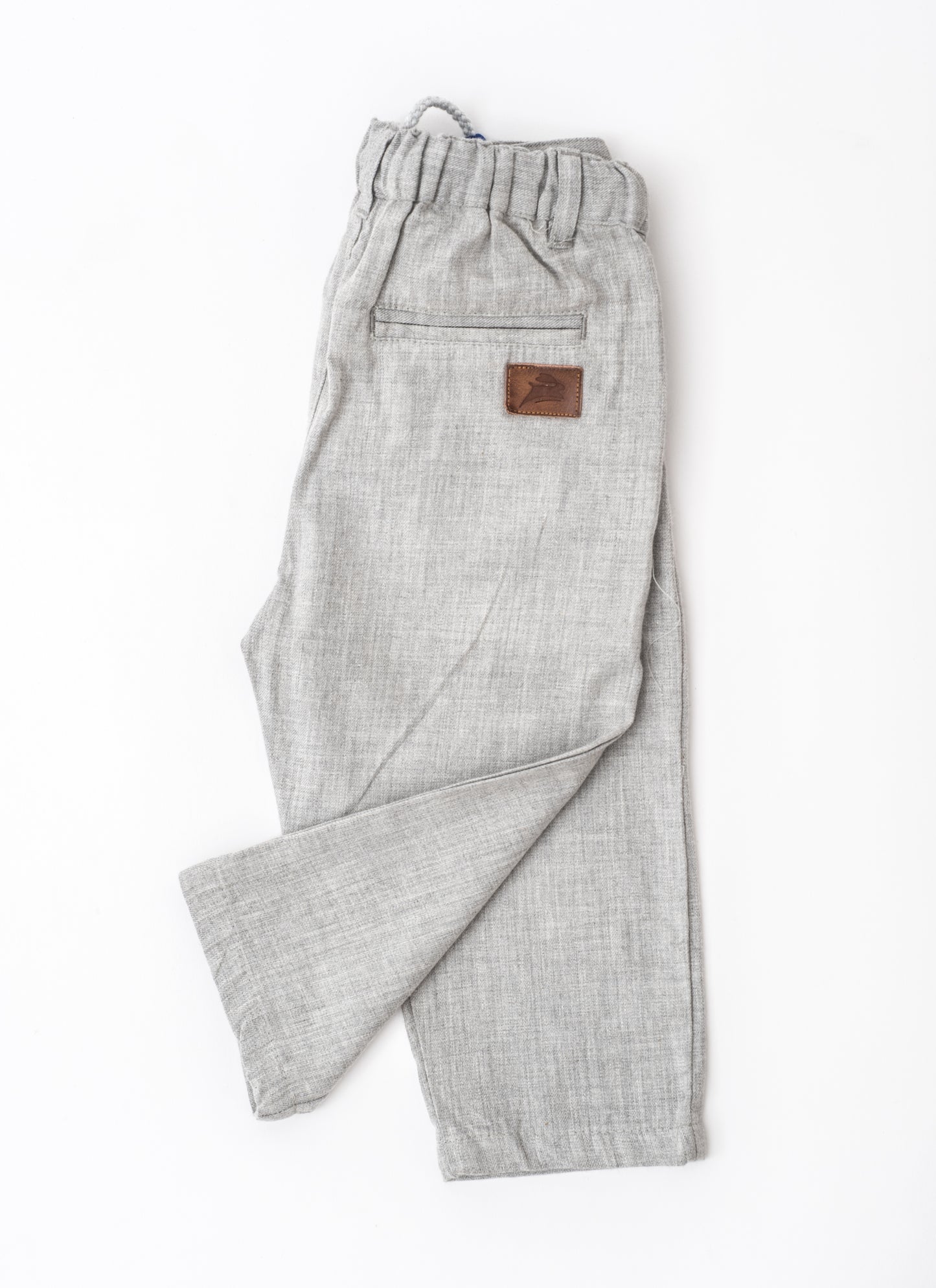Grey melange chinos