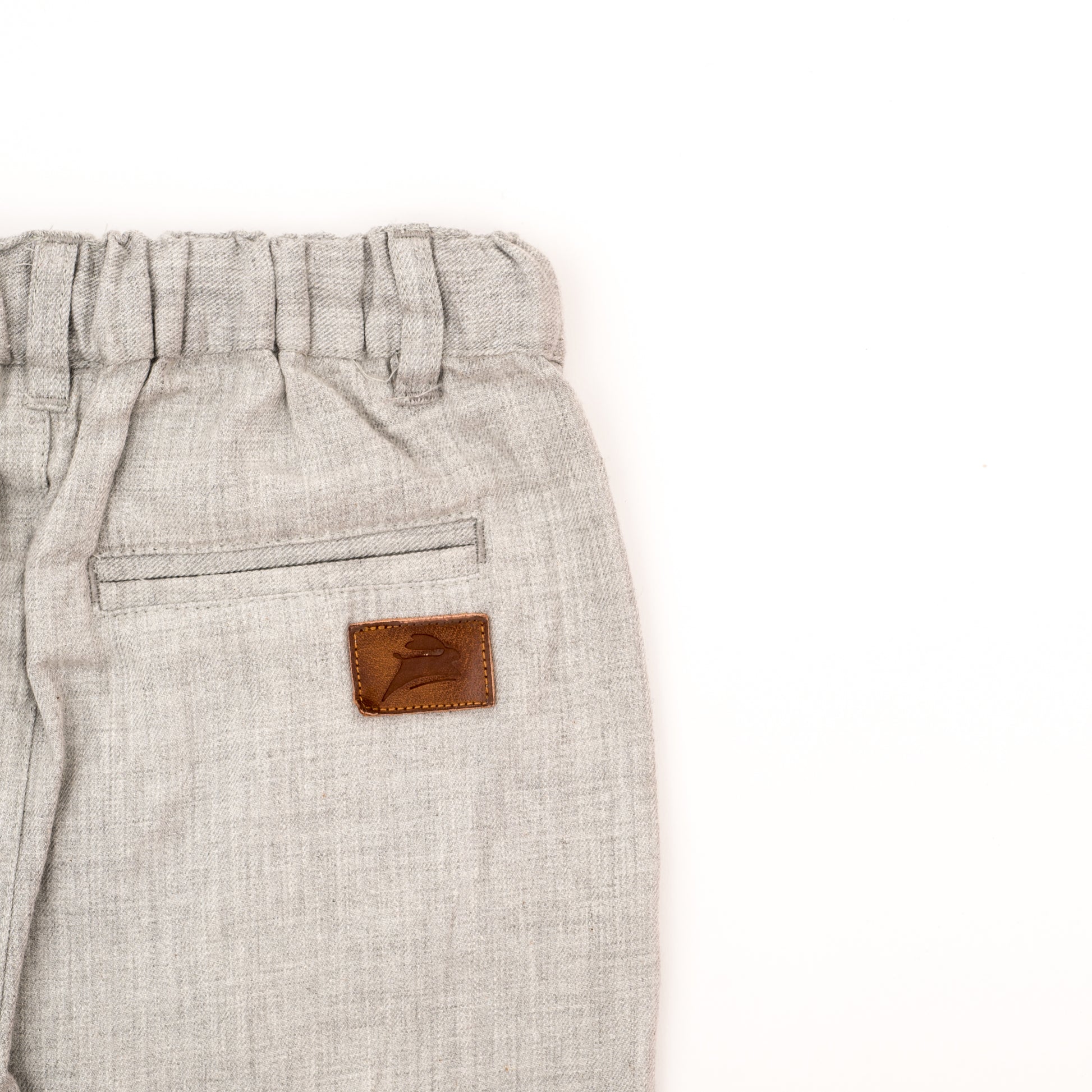 Grey melange chinos
