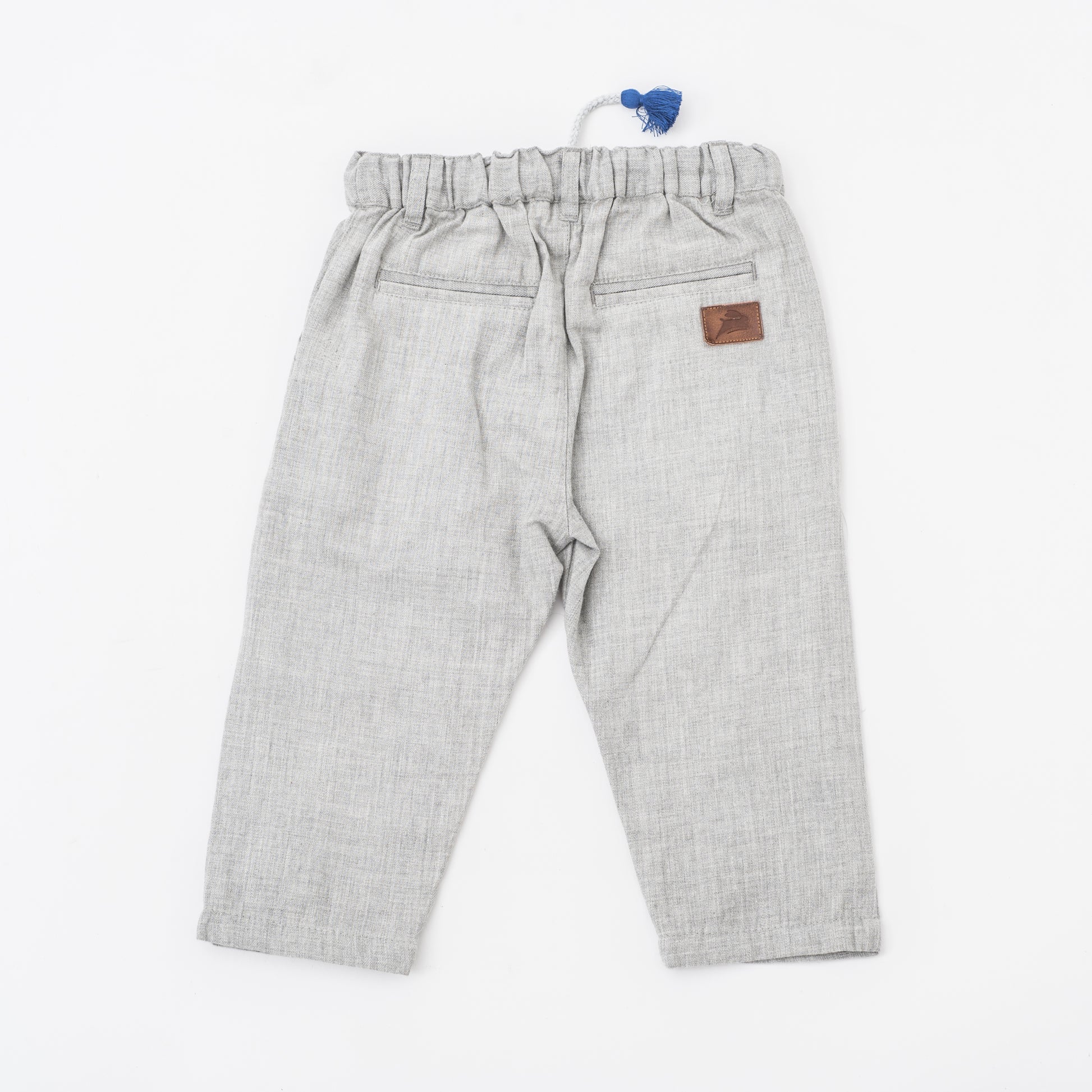 Grey melange chinos