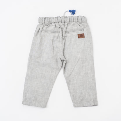 Grey melange chinos