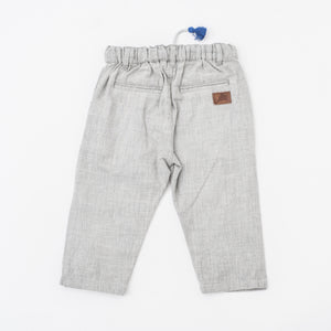 Grey melange chinos