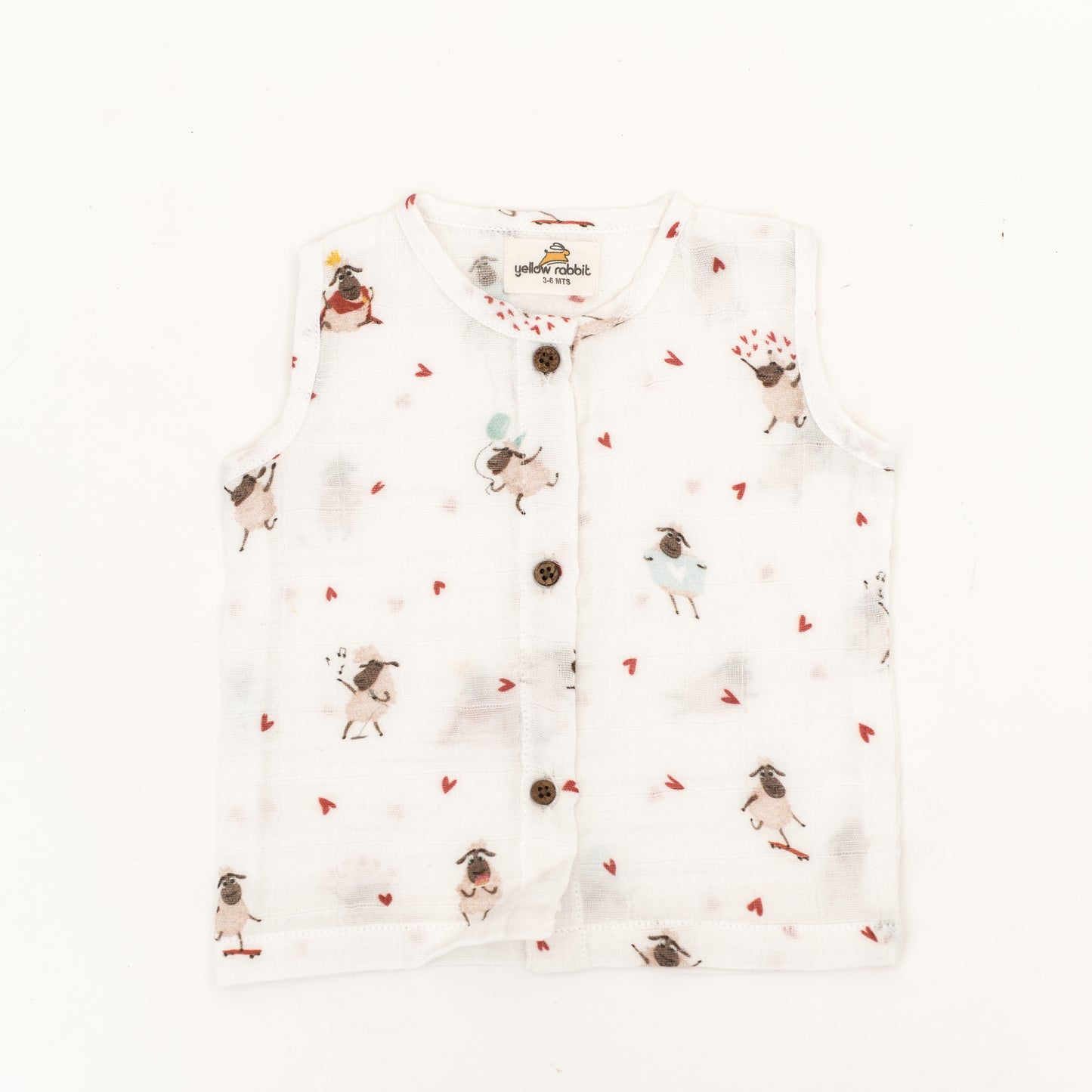 Muslin Button-down Singlet