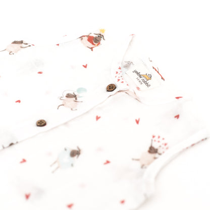 Muslin Button-down Singlet
