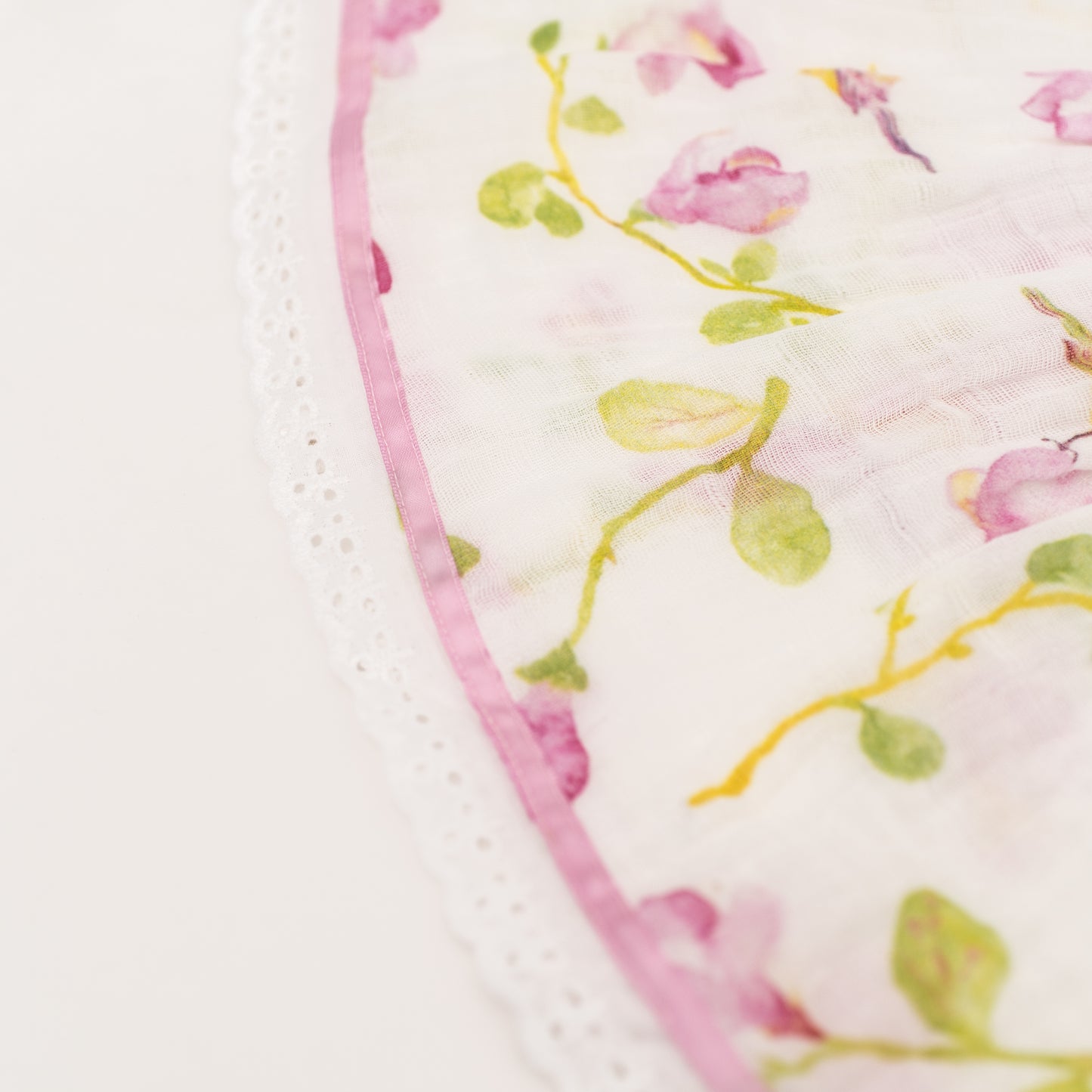 Magnolia flowers new born dress