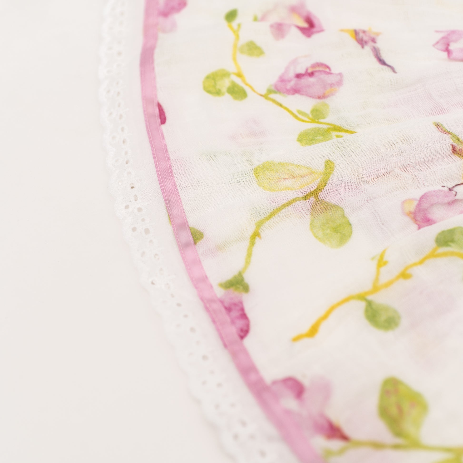Magnolia flowers new born dress