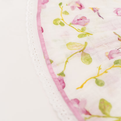 Magnolia flowers new born dress
