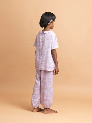 Mosaic lavender loungewear