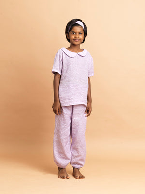 Mosaic lavender loungewear