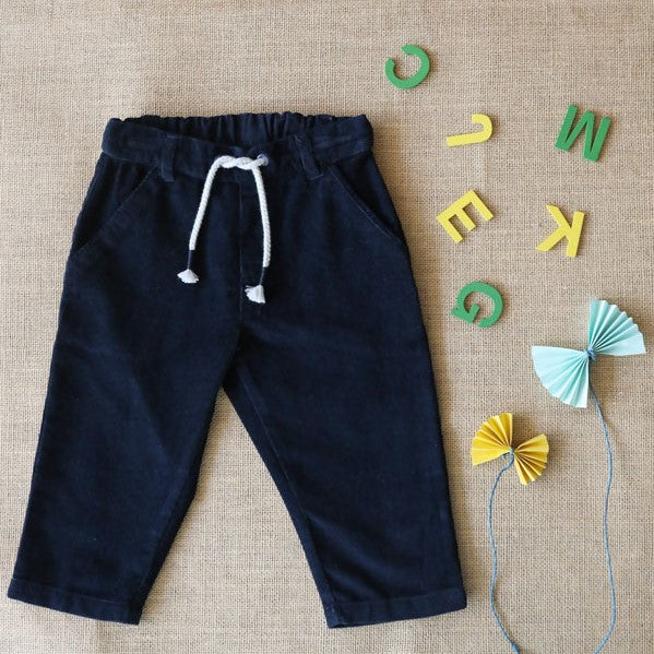 Navy blue corduroy pants