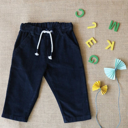Navy blue corduroy pants
