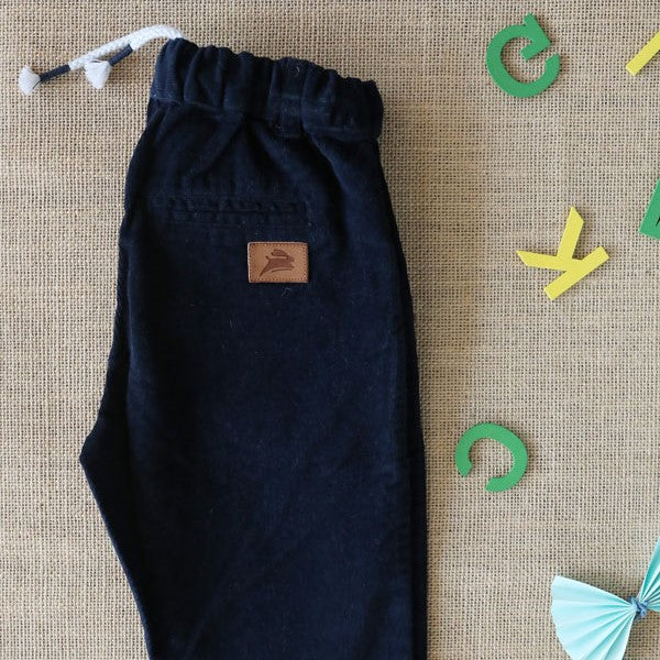 Navy blue corduroy pants