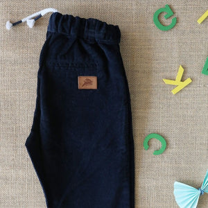 Navy blue corduroy pants