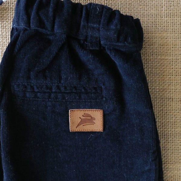 Navy blue corduroy pants