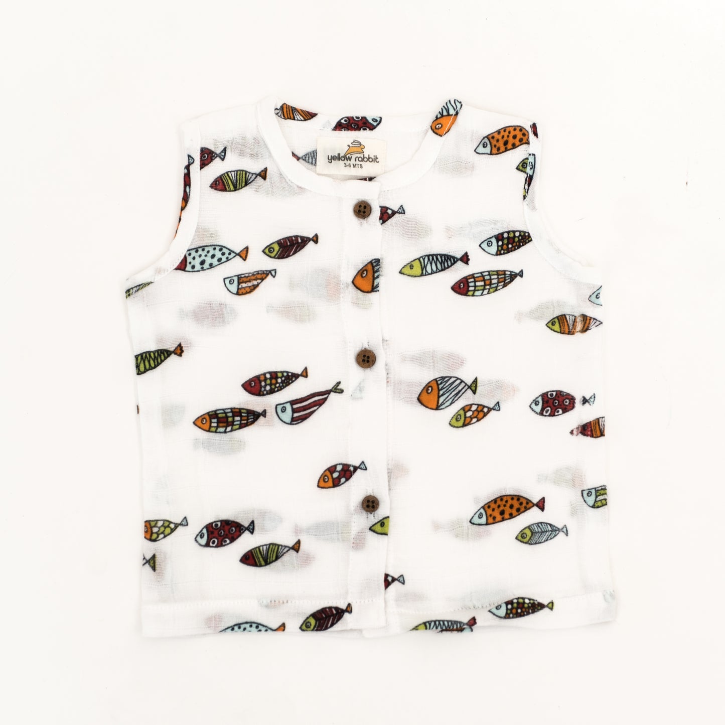Muslin Button-down Singlet