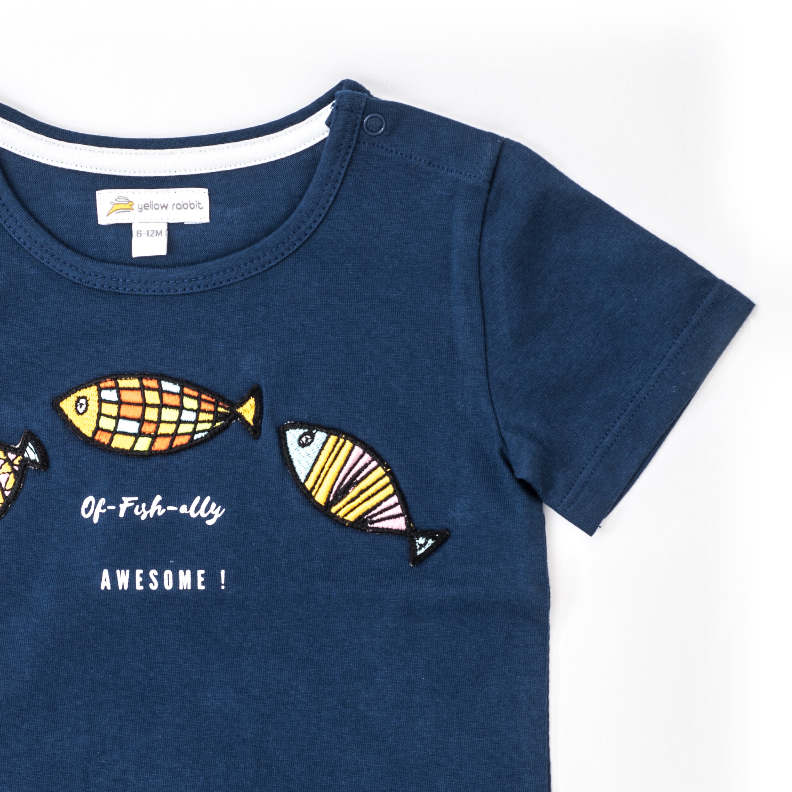 of-fish-ally awesome tshirt navy
