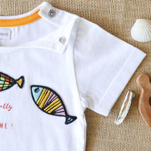 Of-fish-ally awesome t-shirt white