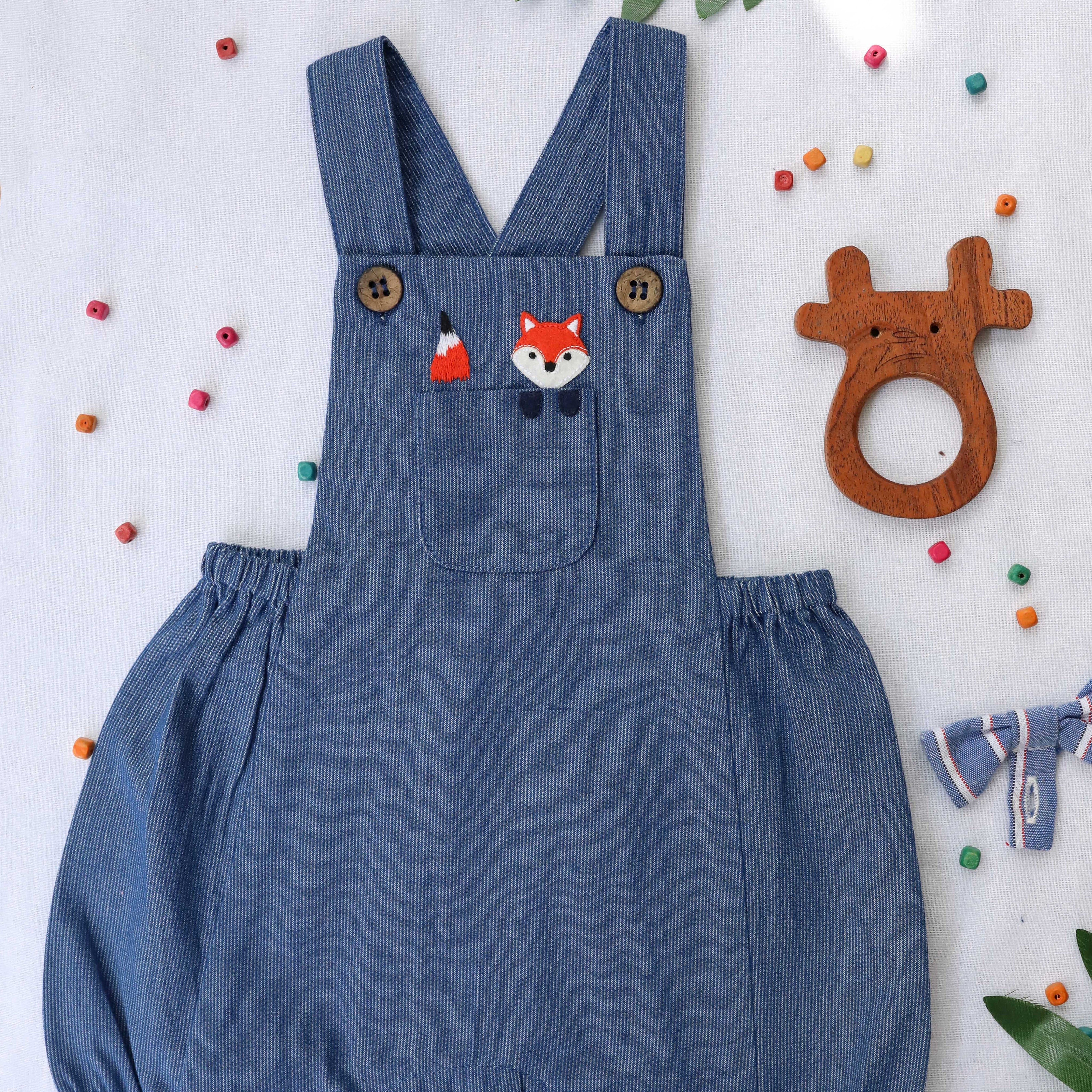 Peekaboo Overalls (Who let the fox out)