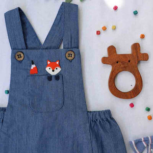 Peekaboo Overalls (Who let the fox out)