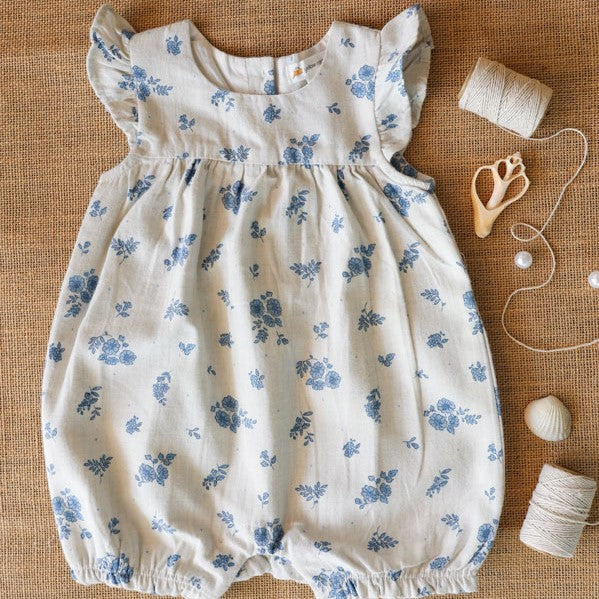 Girls short leg romper