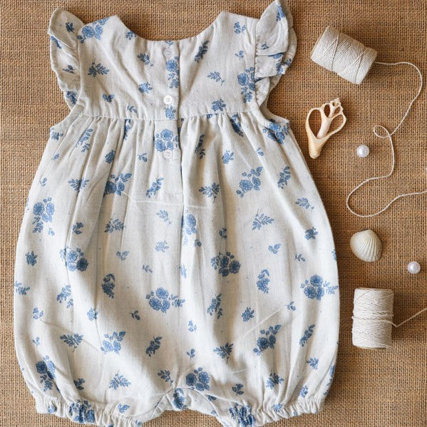 Girls short leg romper