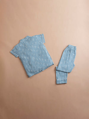 Teal sprig loungewear