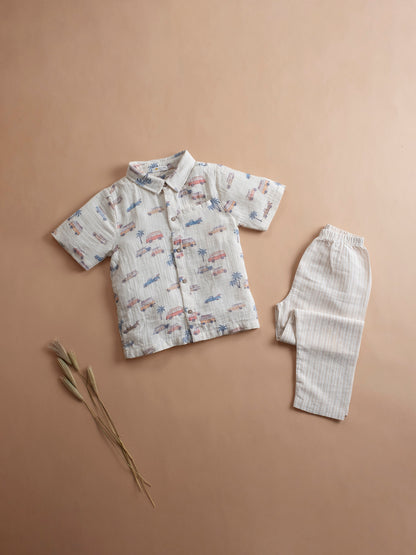 Wagon stripe loungewear