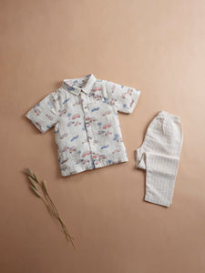 Wagon stripe loungewear