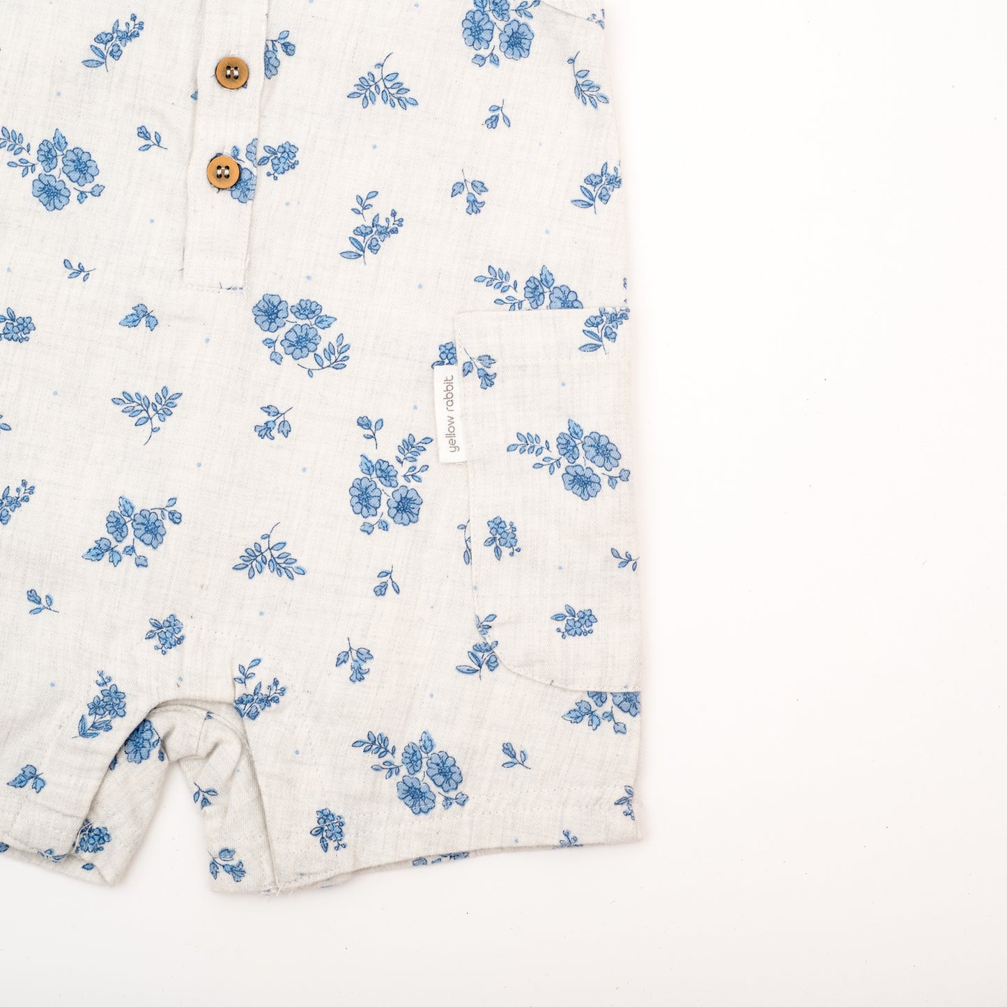 boys short leg romper